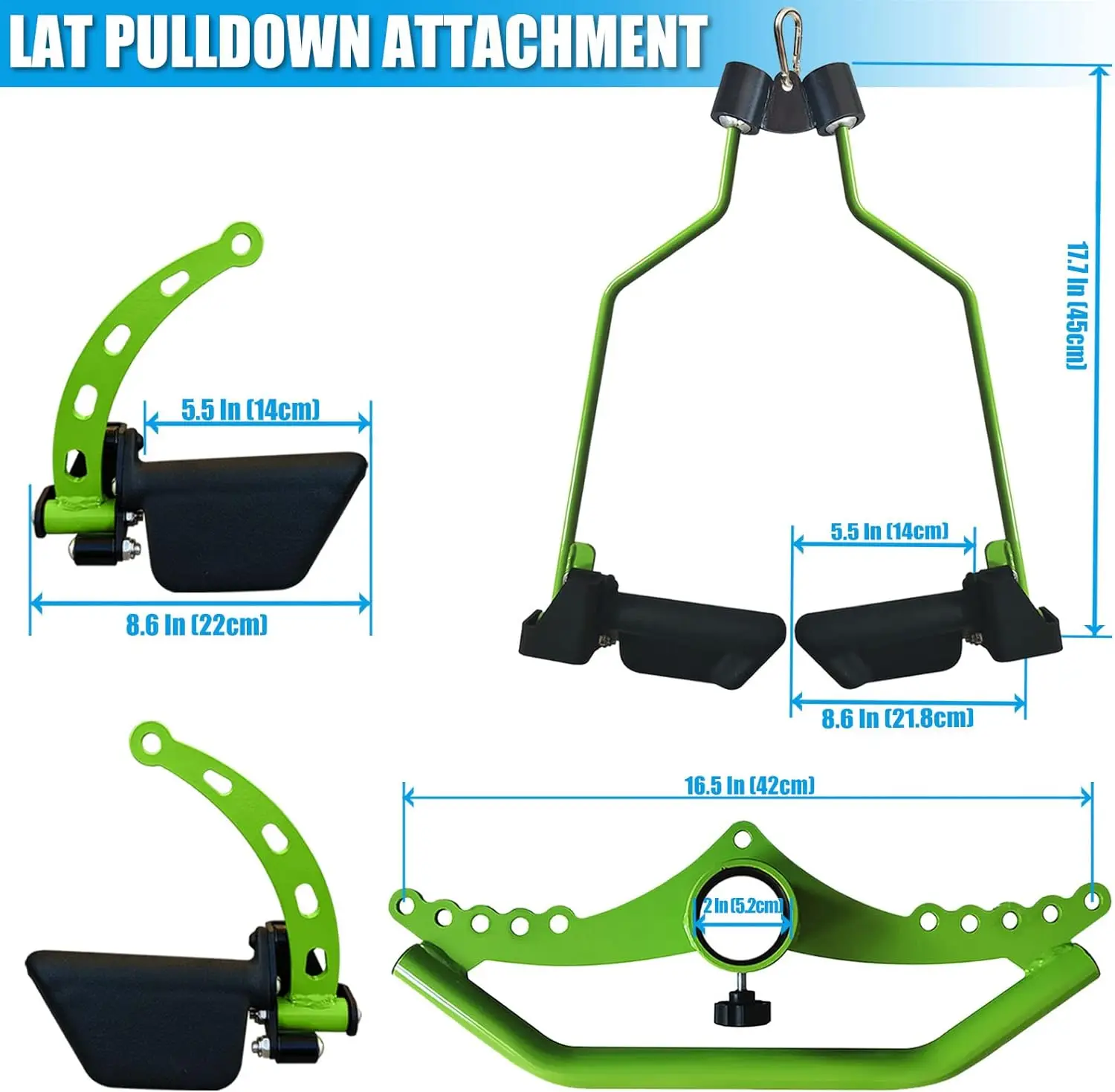 Штанга-разделитель для фитнеса в тренажерном зале широкоугольная тянущаяся
