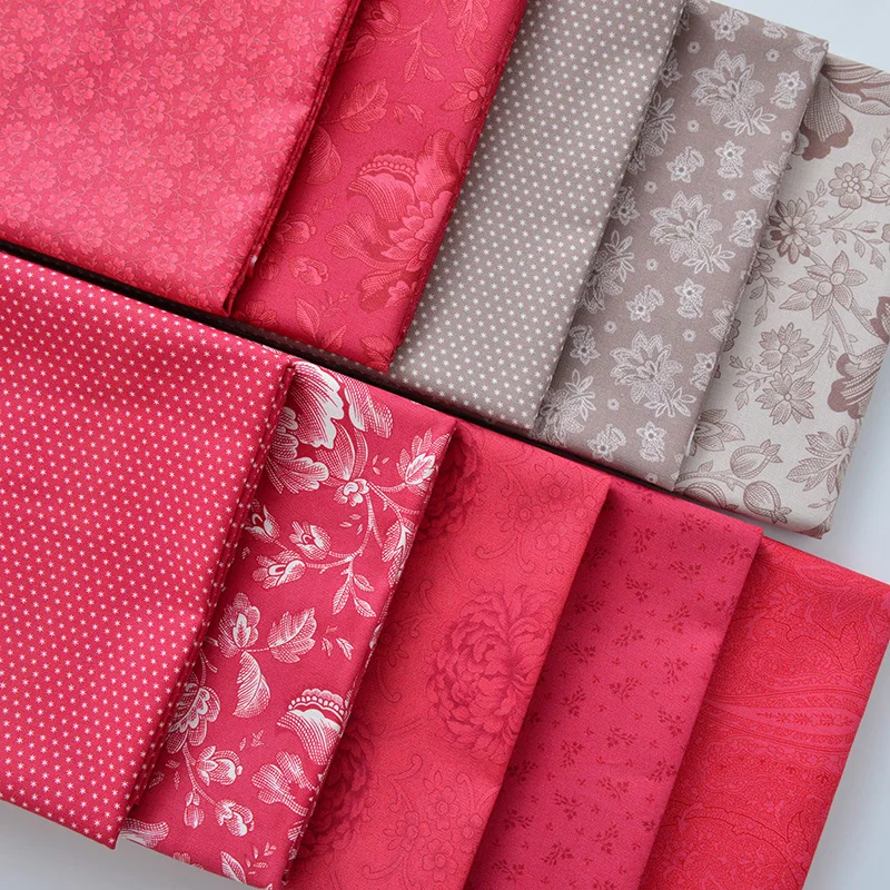 Красная ткань роза цветок искусственный пасторальный стиль для квилтинга сумок