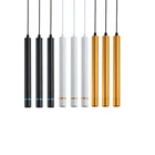 Nordic Long Tube, подвесные светильники, регулируемая длина, кухонный остров, столовая, магазин, бар, украшение, цилиндрическая труба светодиодный светодиодная Подвесная лампа