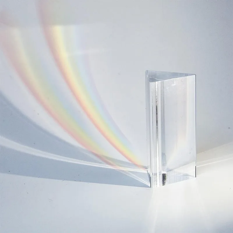 Лабораторный Класс 4 Размера Равносторонние Акриловые Призмы Треугольная