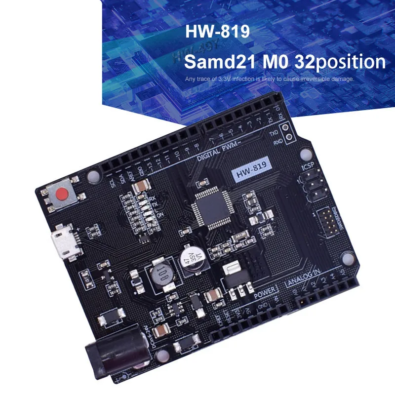 

10Pcs Samd21 M0 Development Board Intelligent 32-bit Arm Cortex M0 Core Smart Electronic for Arduino with Mirco Interface