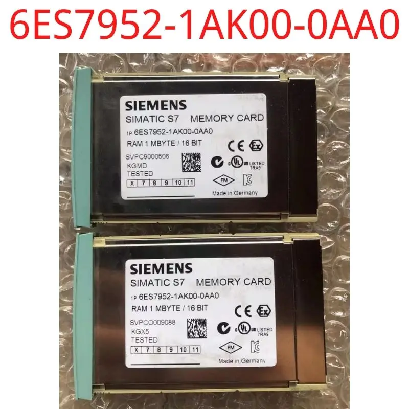 

used Siemens test ok real 6ES7952-1AK00-0AA0 SIMATIC S7, RAM Memory Card for S7-400,
