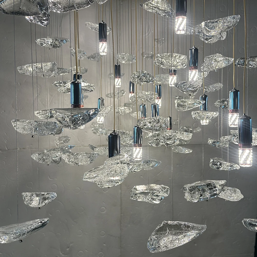 Пользовательские художественные кристаллы неправильной формы стеклянные камни