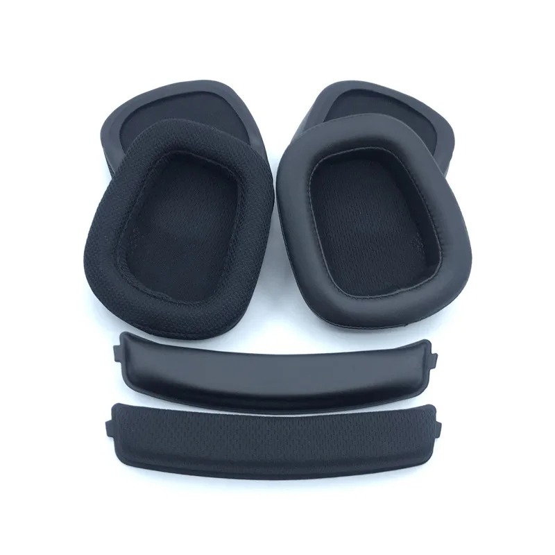 Ear Pads Earpads Replacement Cushion Headband for Logitech G633 G933 Headphone Sponge Cotton Breathable Mesh Head Beam Headset