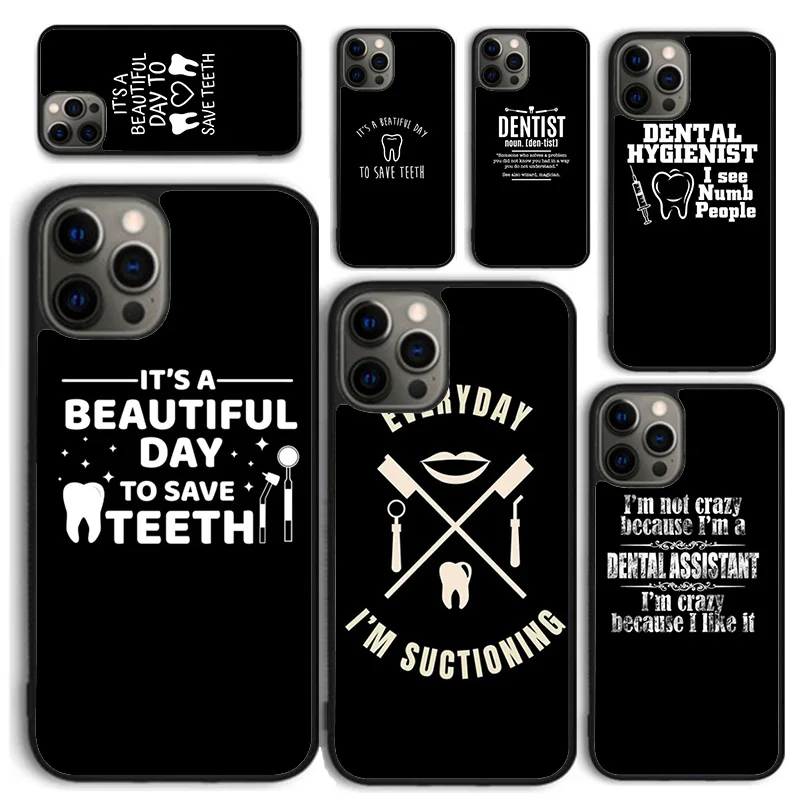 Забавный крутой чехол для телефона с изображением дантиста iPhone 16 15 14 12 13 mini PLUS XS XR