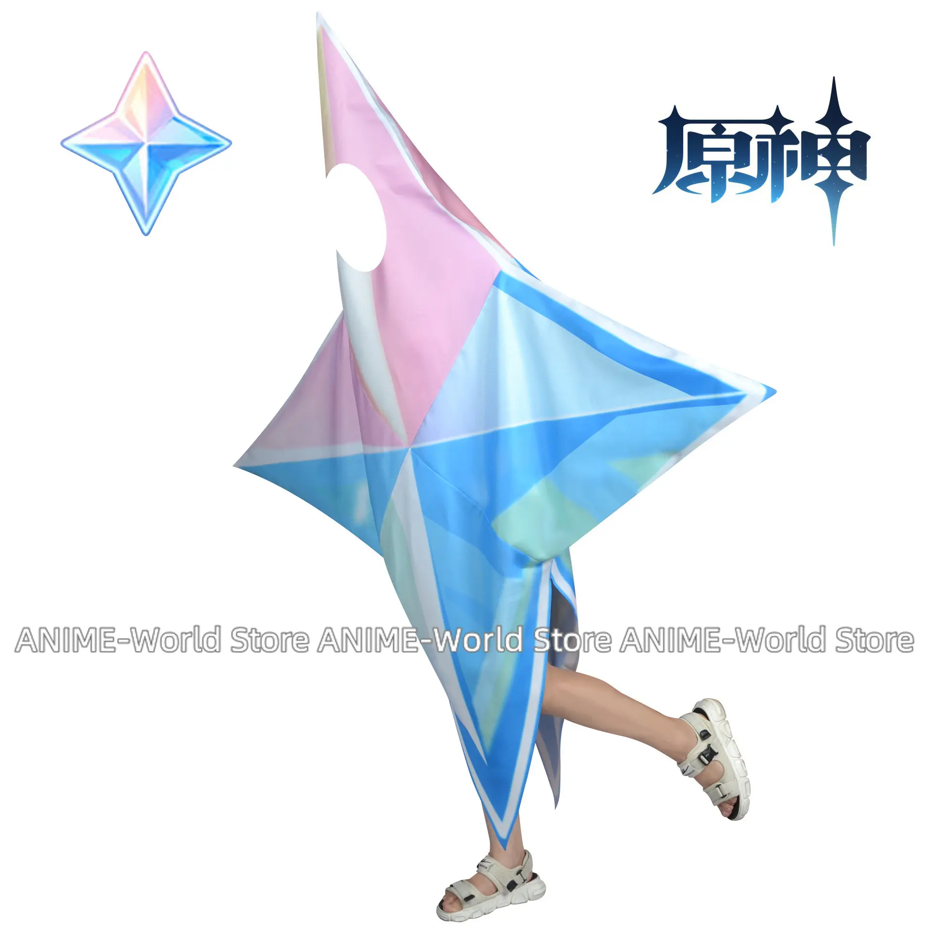 

Game Genshin Impact Primogem Cosplay Costume Cos Currency Full Set Men Women Halloween Party Cosplay Mascot Costumes