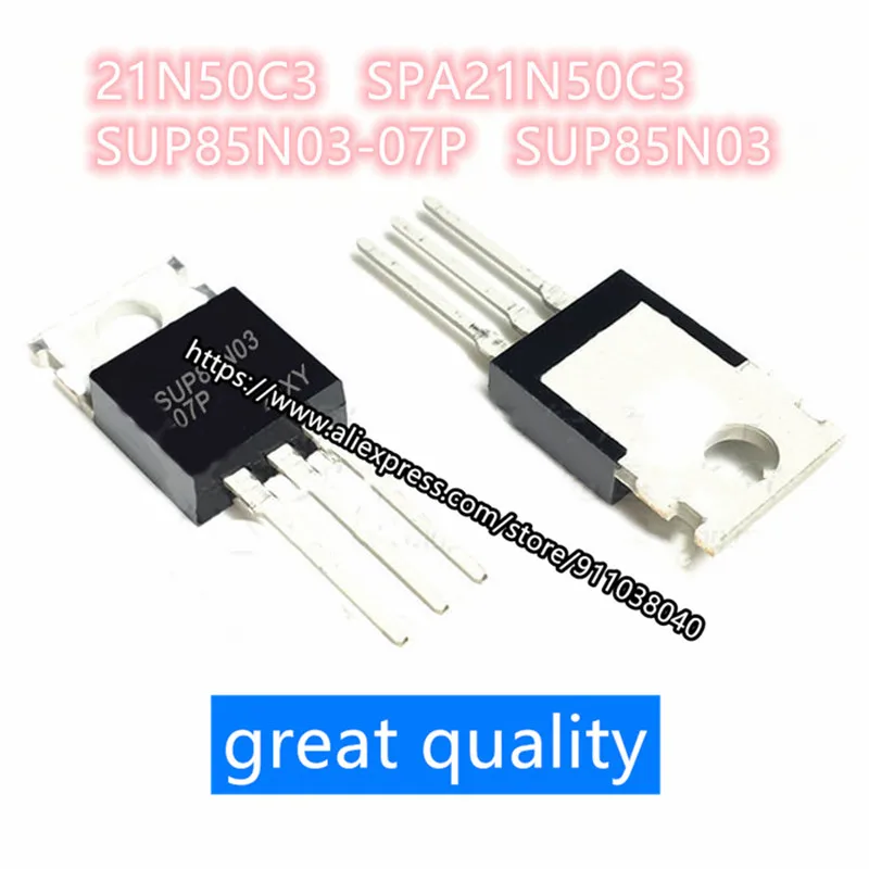 

10 шт./лот SPP21N50C3 SPA21N50C3 21N50C3 до 220 500V 21A SUP85N03-07P TO220 30V 85A SPB21N50C3 21N50C3 21N50C3 21N50C3 SPW21N50C3