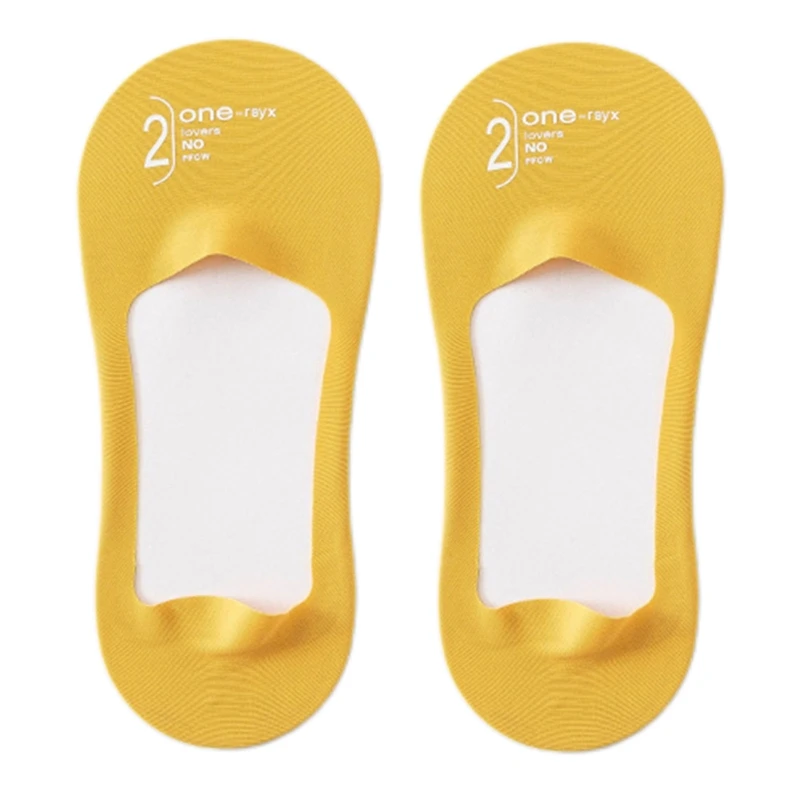 Носки-невидимки женские бесшовные с глубоким вырезом и тонкой подкладкой на