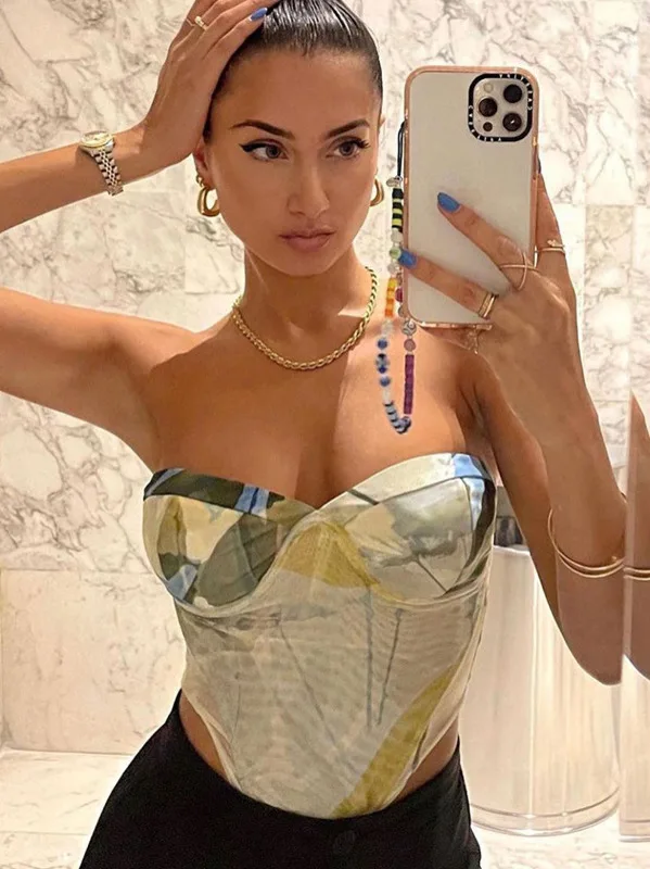 

Женский укороченный топ в стиле хип-хоп, без рукавов, с открытой спиной