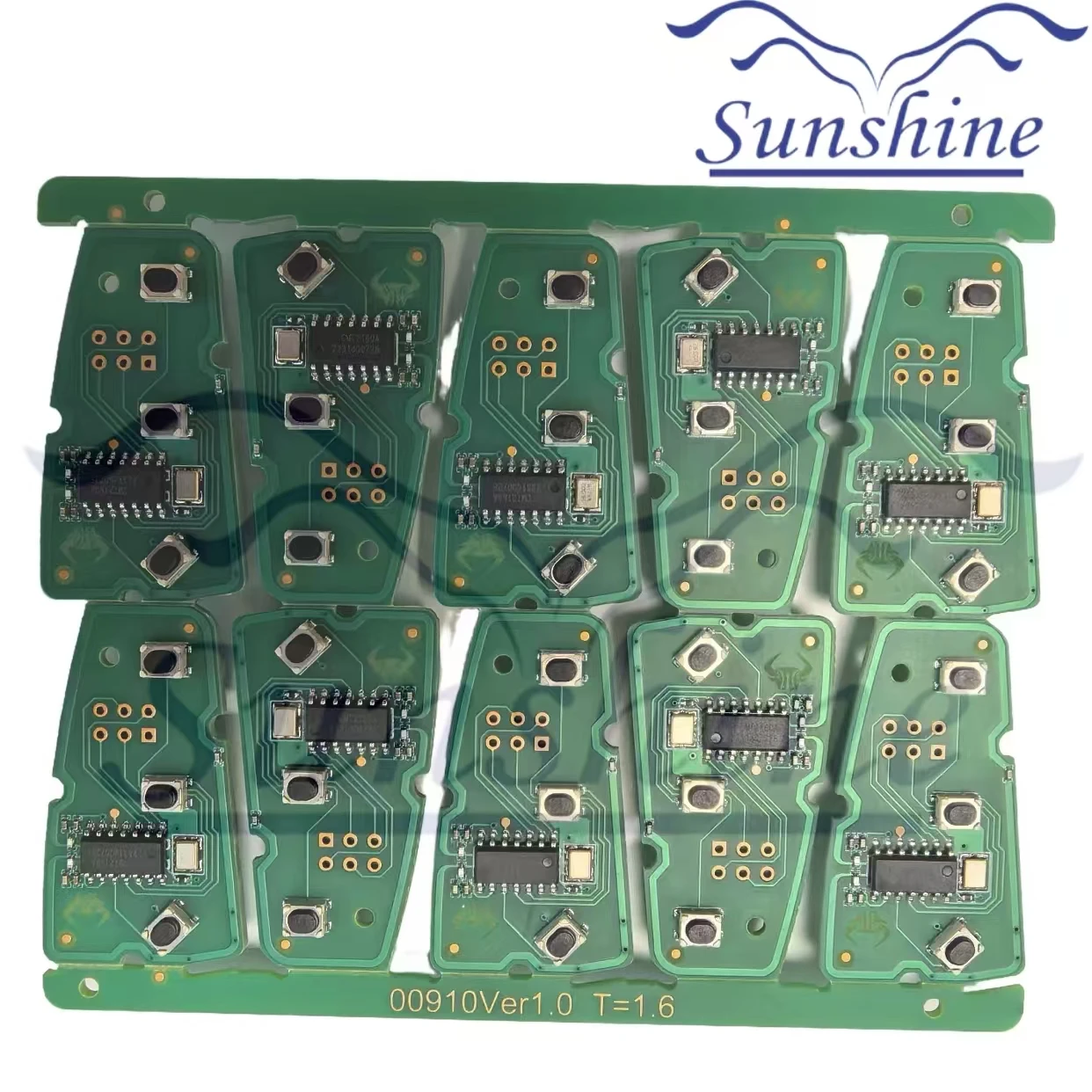 

Солнечная печатная плата FCCID 5WK49986 433 МГц FSK 3 кнопки дистанционного ключа для Ford Focus MK3 и T6 Ranger Замена