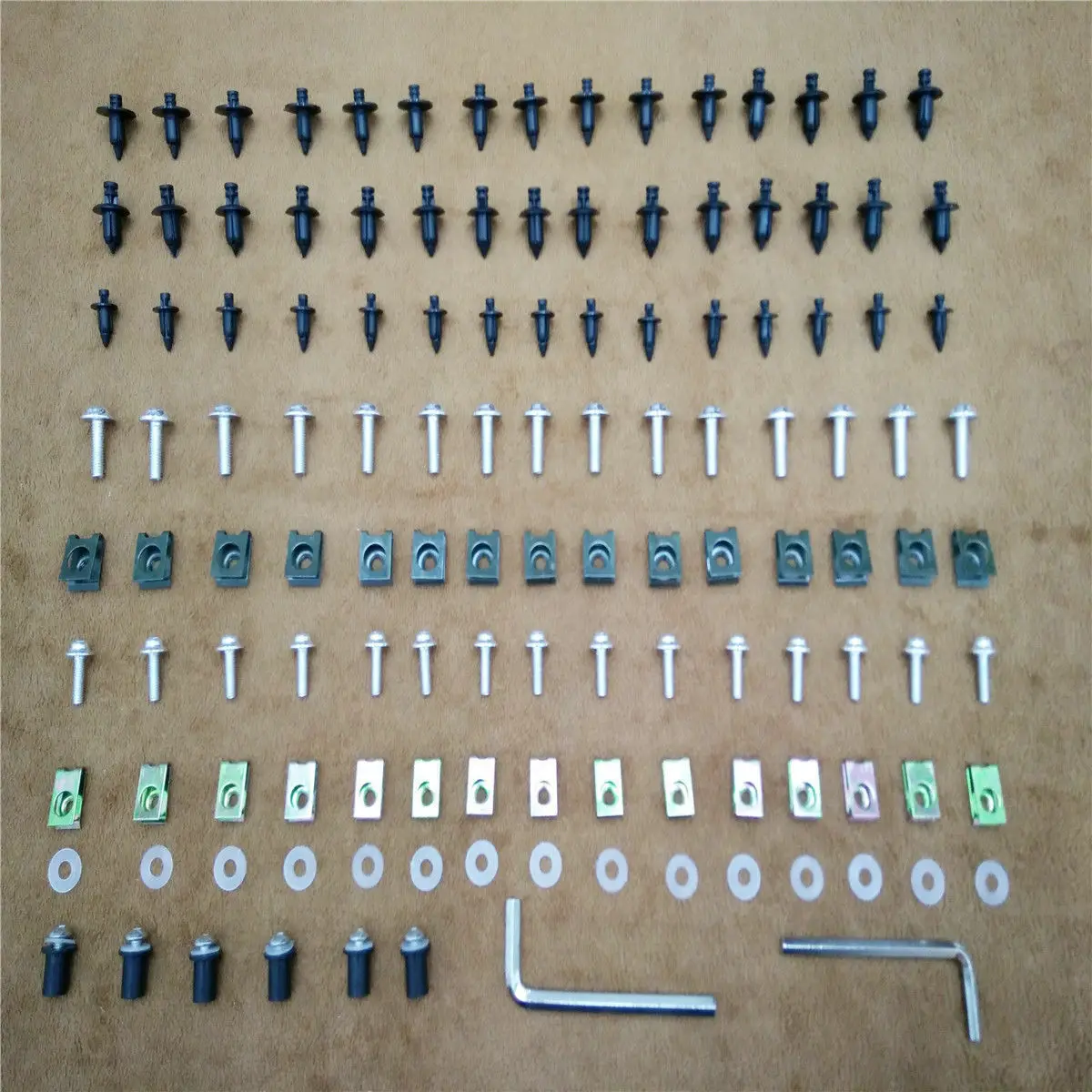 

Motorcycle Accessories Fairing Bolt Kit Body Screws Clips For Kawasaki ninja 650 ER6F 2012-2016