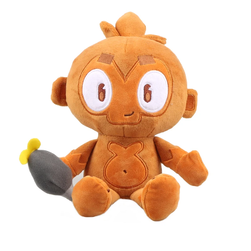 

26cm Kawaii Dart Monkey Plush Toy Stuffed Doll Game Toys Soft Bloons TD Plush Monkey Stuffed Animal Doll for Kids Children Gifts