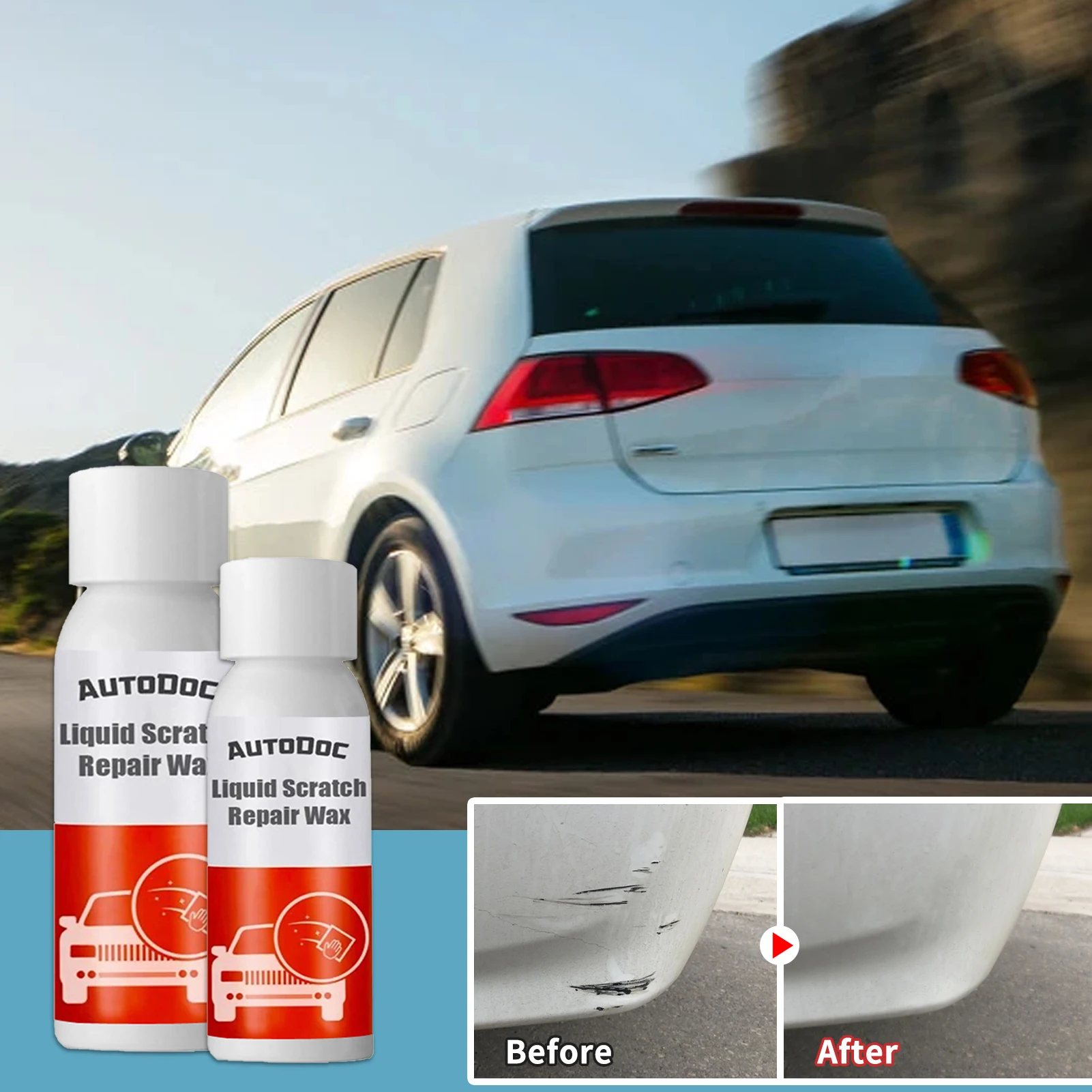 

Car Styling Wax Scratch Repair Kit Auto Body Compound Polishing Grinding Paste Paint Cleaner Polishes Care Set Auto Fix It