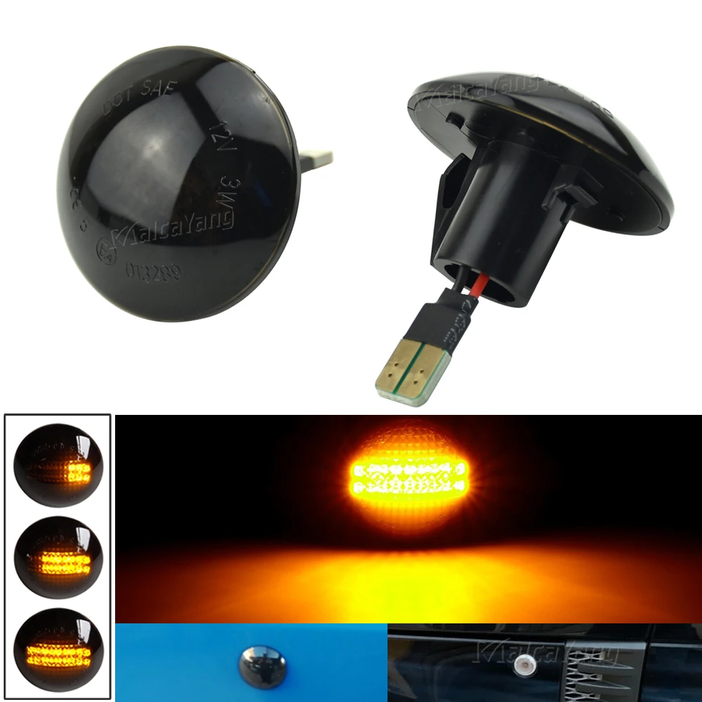 

Sequential Flashing Lamp Dynamic LED Turn Signal Side Marker Light For Land Range Rover L322 2002-2012 Blinker Indicator