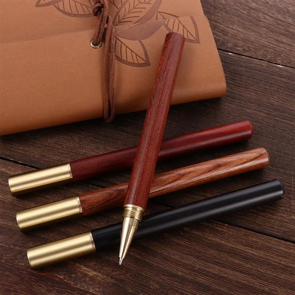 

Pen Black Refill Stationery Metal Cap Business Gold Pen Metal Gel Pen Wood Rollerball Pen Roller Ball Pen Brass Pen