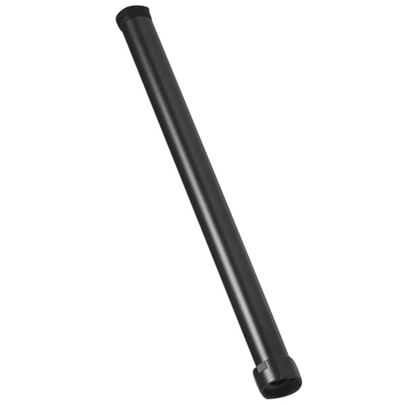 Black Shower Extend Pipe 30Cm Length Shower Mixer Pipe Brass Shower Pipes Bath