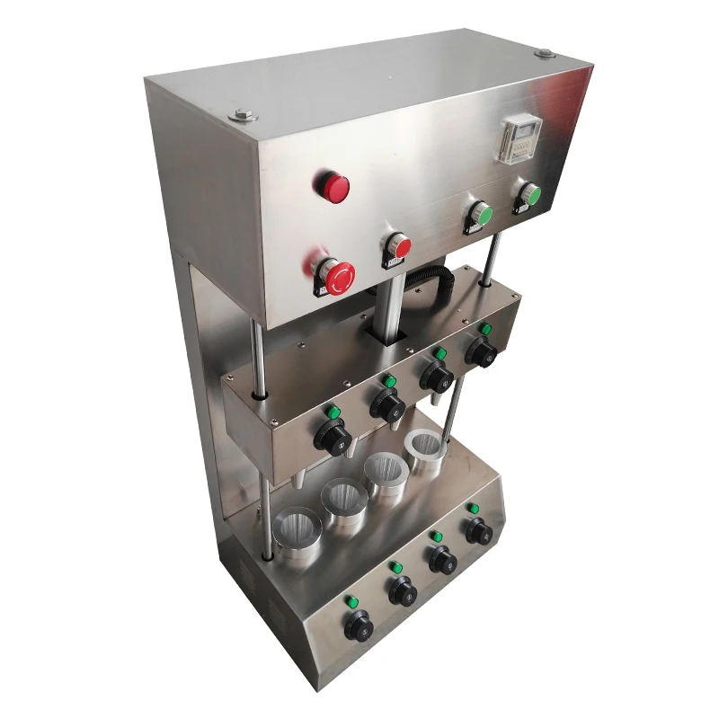 

Stainless Steel Ice Cream Pizza Making Machine Commercial Rotary Cake Oven Display Cabinet Tasty Cone Pizza Cone Machine