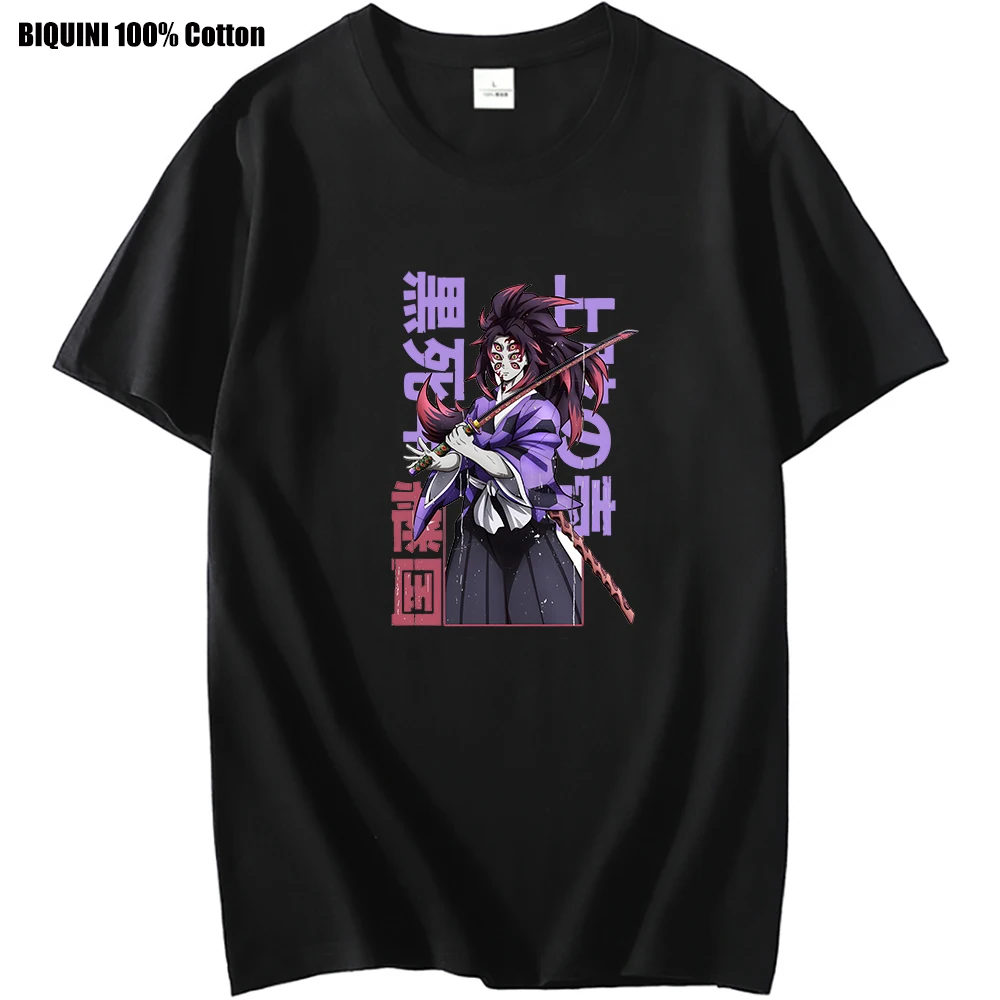 

Demon Slayer Kimetsu No Yaiba Men's Tshirt Unisex Kawaii Anime T-Shirt Tanjirou Kamado Graphic Harajuku Cartoon T Shirt Male Top