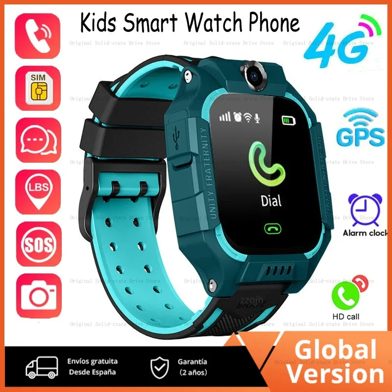 

Smart Watch Student Kids Gps HD Call Voice Message Waterproof Smartwatch For Children Remote Control Photo Male And Female Watch
