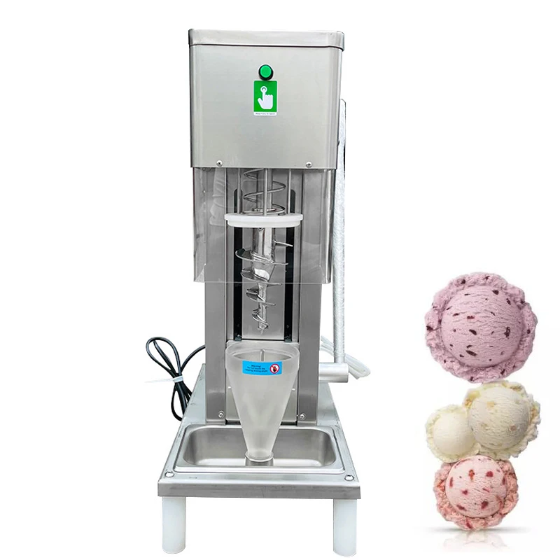 Mini Yogurt Milkshake Real Fresh Fruit Ice Cream Mixer Mixing Machine Swirl Drill Flavorama Soft Ice Cream Blender Machine