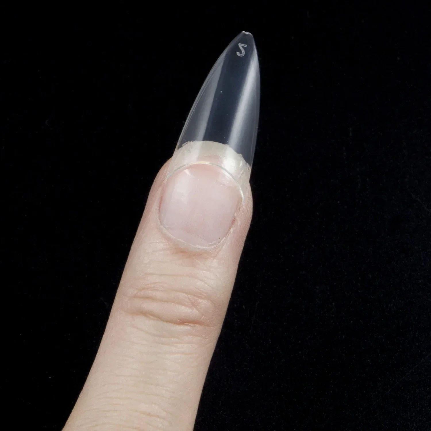 Короткие накладные ногти-полушпильки XS 500 шт. 10 размеров ногти маникюрный пресс