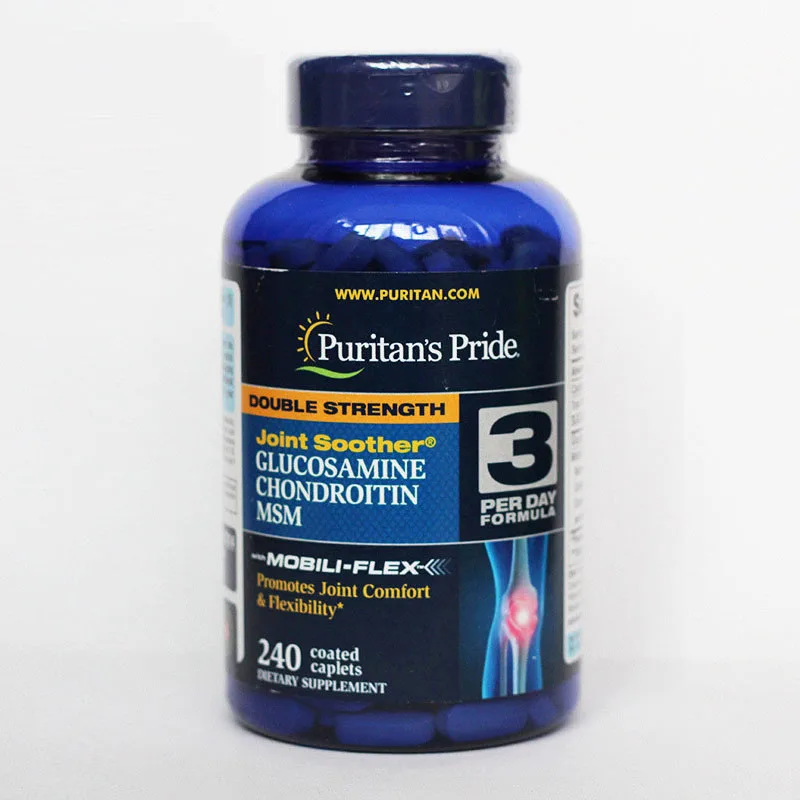 

Double Strength Glucosamine Chondroitin & Msm Joint Soother 240 capsules Free Shipping
