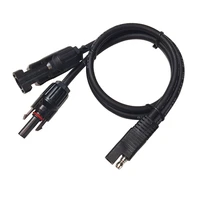 jkm solar pv compatible connector to sae adapter power automotive extension cable for solar panel connect