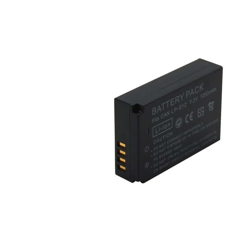 

Suitable Can EOS 100D M10 M100 M50 m M2 kiss X7 SX70 LP-E1 2 battery