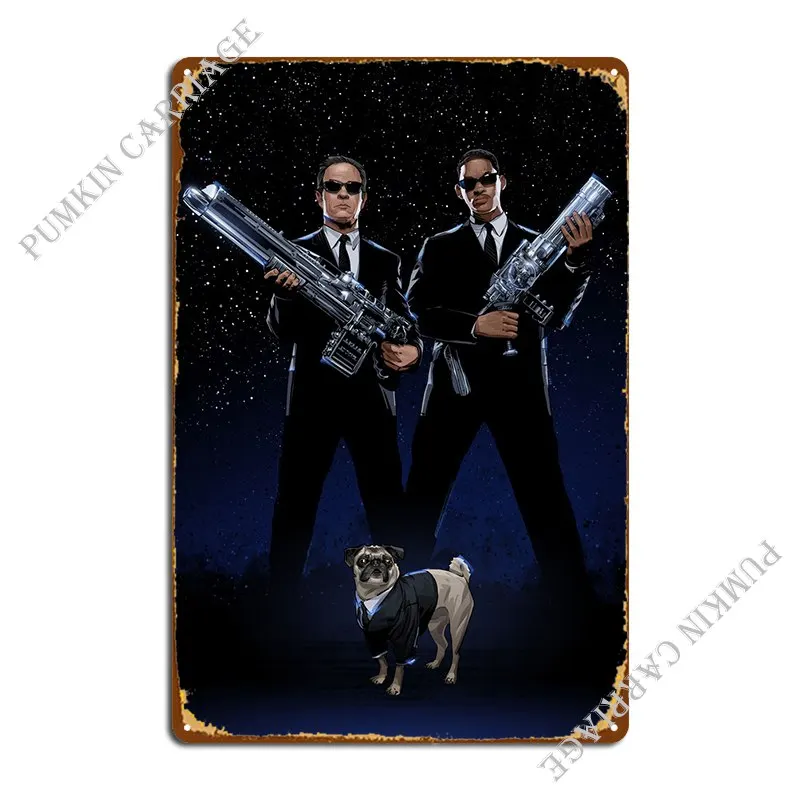 

Металлическая фотография Mib, декор для стен, Фреска, оловянный плакат