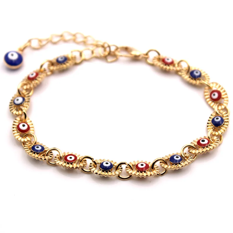 

2022 New Hot Selling Bracelet Classic Turkish Style Blue Red Ladies Bracelet Jewelry