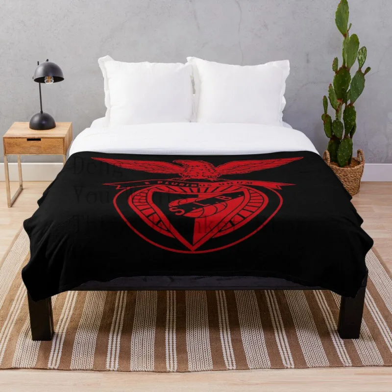 

Benfica Throw blanket Soft Throw blanket Sublimation Covered blanket Bedding Flannel for Children Adult Bedrooms Decor