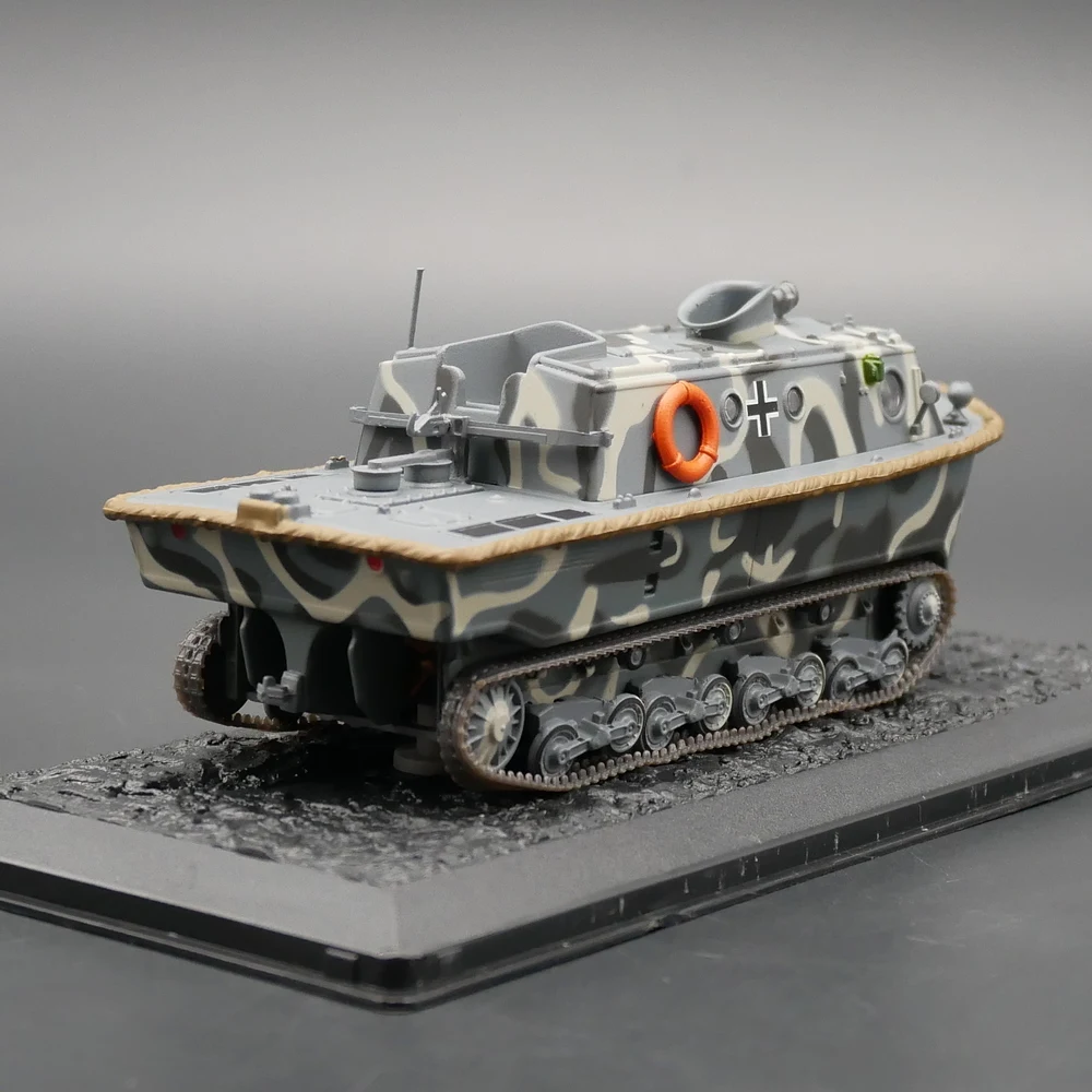 

Diecast Ixo 1:72 Scale Alloy Military Model of World War II German Amphibious Armored Tank Militarized Combat Crawler Toy Gift