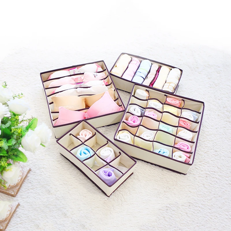 4 шт. органайзер для хранения нижнего белья носков |