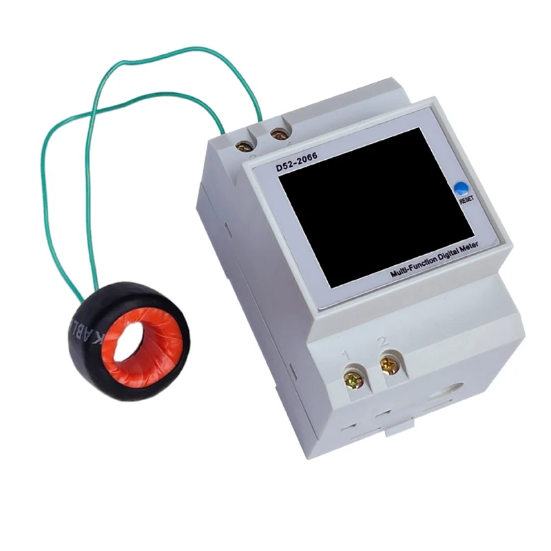 

Din Rail Digital Voltmeter Current Wattmeter Electric Energy Kwh Meter Frequency Volt Amp Monitor