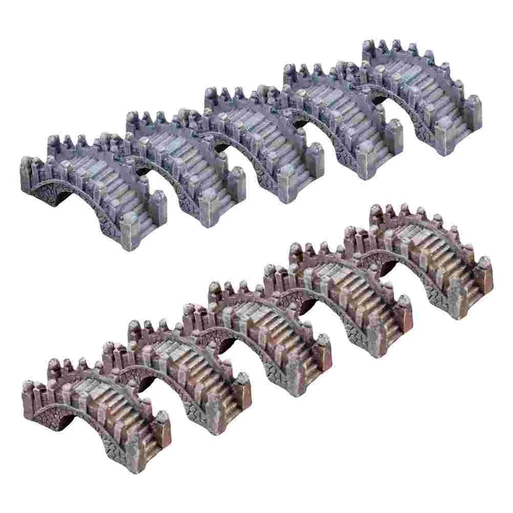 

Terrarium Crafts Ornaments Ornaments Desktop Accessories Small Bridge Ornament Statue Zen Garden Bridge