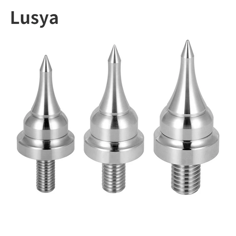 

Lusya 4PCS HIFI Audio Speaker Isolation Spikes 316 Stainless Steel Tuna Shock-absorbing Foot Nails /Pad