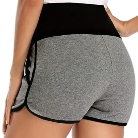Летние мягкие тонкие модальные короткие леггинсы для беременных, свободные спортивные шорты для йоги, одежда для беременных женщин, беременность