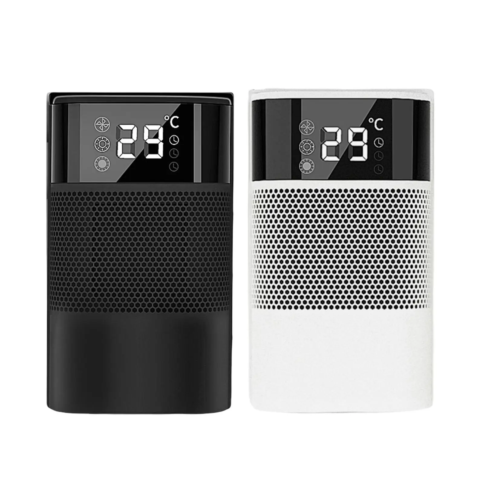 

Портативный Настольный нагреватель, светодиодный дисплей с быстрым нагревом и таймером, маленький, 3 режима, для офиса, спальни, дома