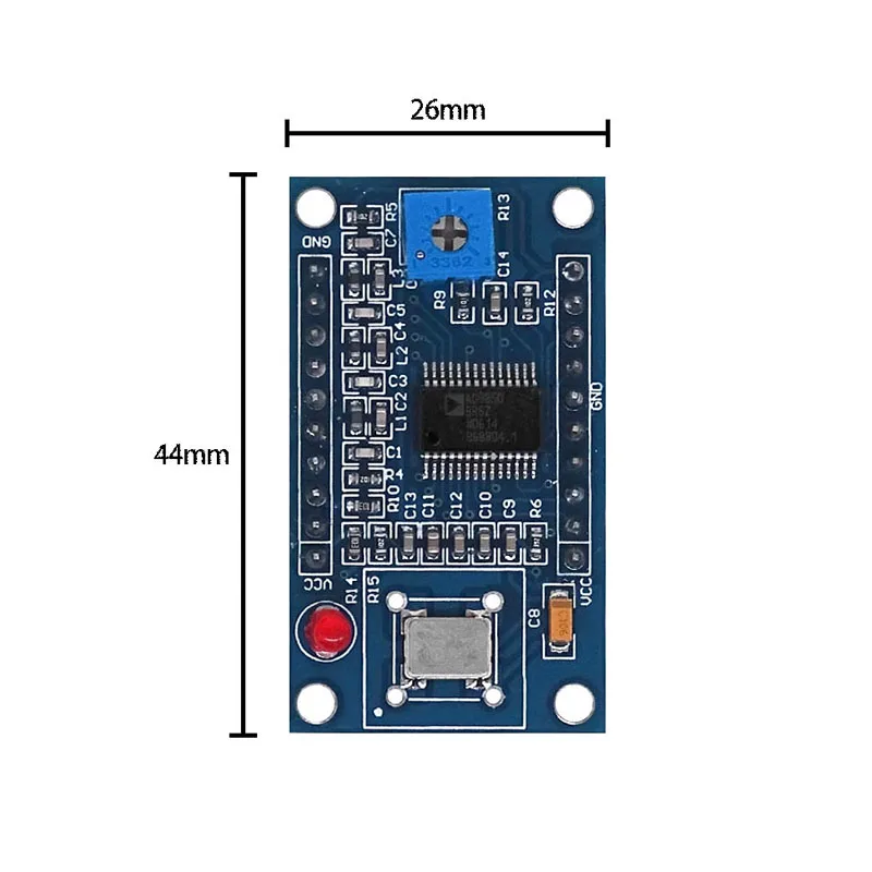 Плата разработки модуля генератора сигналов DDS 0-70 МГц 0-40 AD9850 AD9851 2 синусоида и