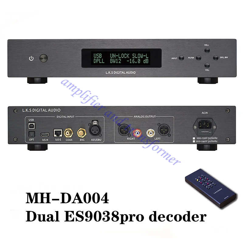 LKS Audio MH-DA004 Dual Chip ES9038pro декодер DAC Ultimate, поддерживает декодирование PCM и DSD, PCM поддерживает 44,1 K ~ 384K
