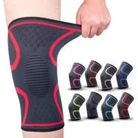 1 piece nylon elastic sports knee pads breathable support knee pads running fitness hiking cycling knee pads