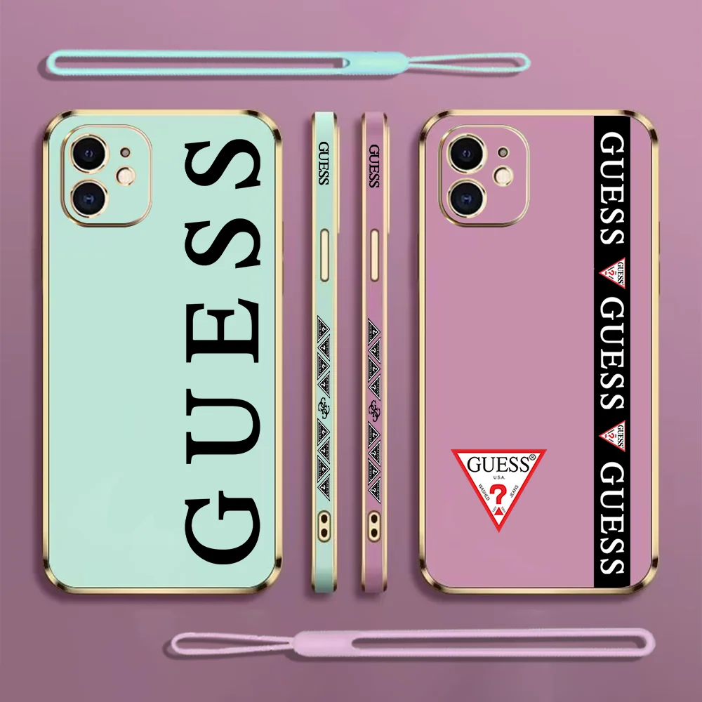 Best Trend Guess What Phone Case For Xiaomi Redmi Note 9 10 Pro 10S 9A 9AT 9i 9C 9CNFC 4G 5G Soft Silicone Glossy Plated Cover