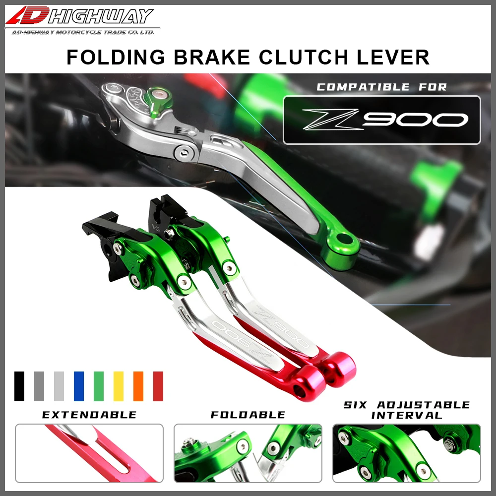 

Складные Регулируемые рычаги тормозной муфты для KAWASAKI Z900RS Z 900 RS 2018 2019 2020 2021, 20 цветов