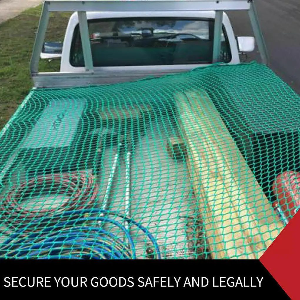 

Trailer Cargo Net 35mm Square Mesh Truck Heavy Duty Netting Cover Anti-Sliding Automobile Accessories 2.6x3.6m