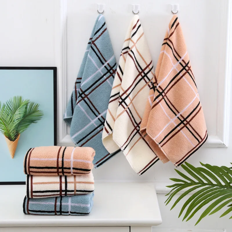 

Soft Water absorbent Langer Super cotton Towel 35x75cm Adult Embroidered towel Quick drying thickened soft towel absorbs water