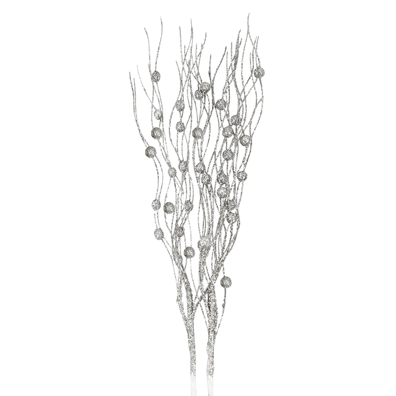 Искусственные блестящие веточки ягод ZQNYCY  для рождественской елки