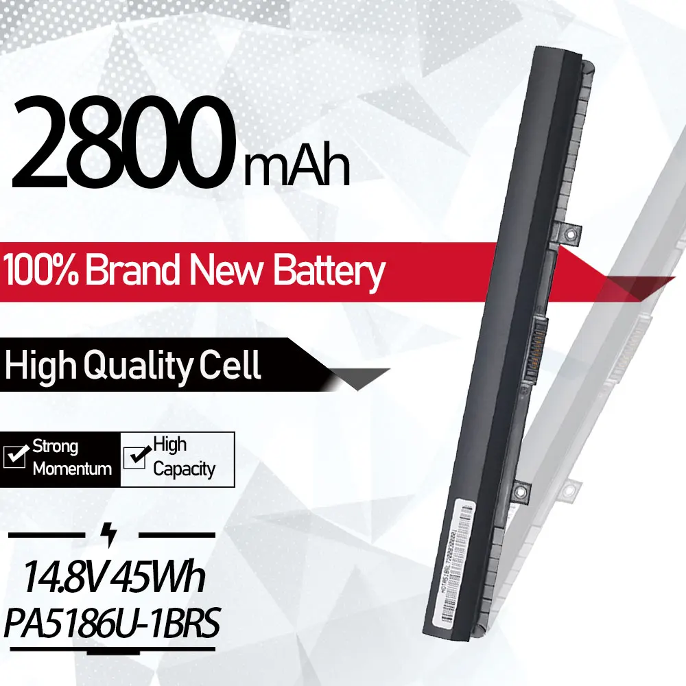 Аккумуляторная батарея PA5186U PA5185U для Toshiba Satellite C55 C55D L55 L55T L55-B5267 L50-B C55-B5200 C55-B