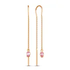 Серьги-протяжки, женские серьги-цепочки, серьги-продёвки Красная Пресня бижутерия