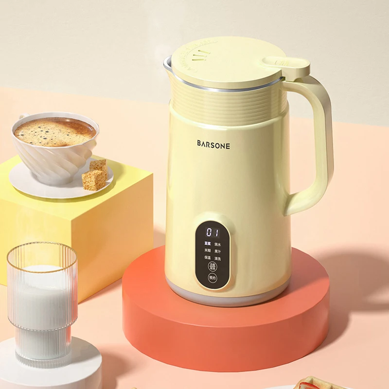 

Portable Food Blender Juicer 650ML Stainless Steel Filter Free Soymilk Maker Baby Food Extractor 12H Reservation Stirring Mixer