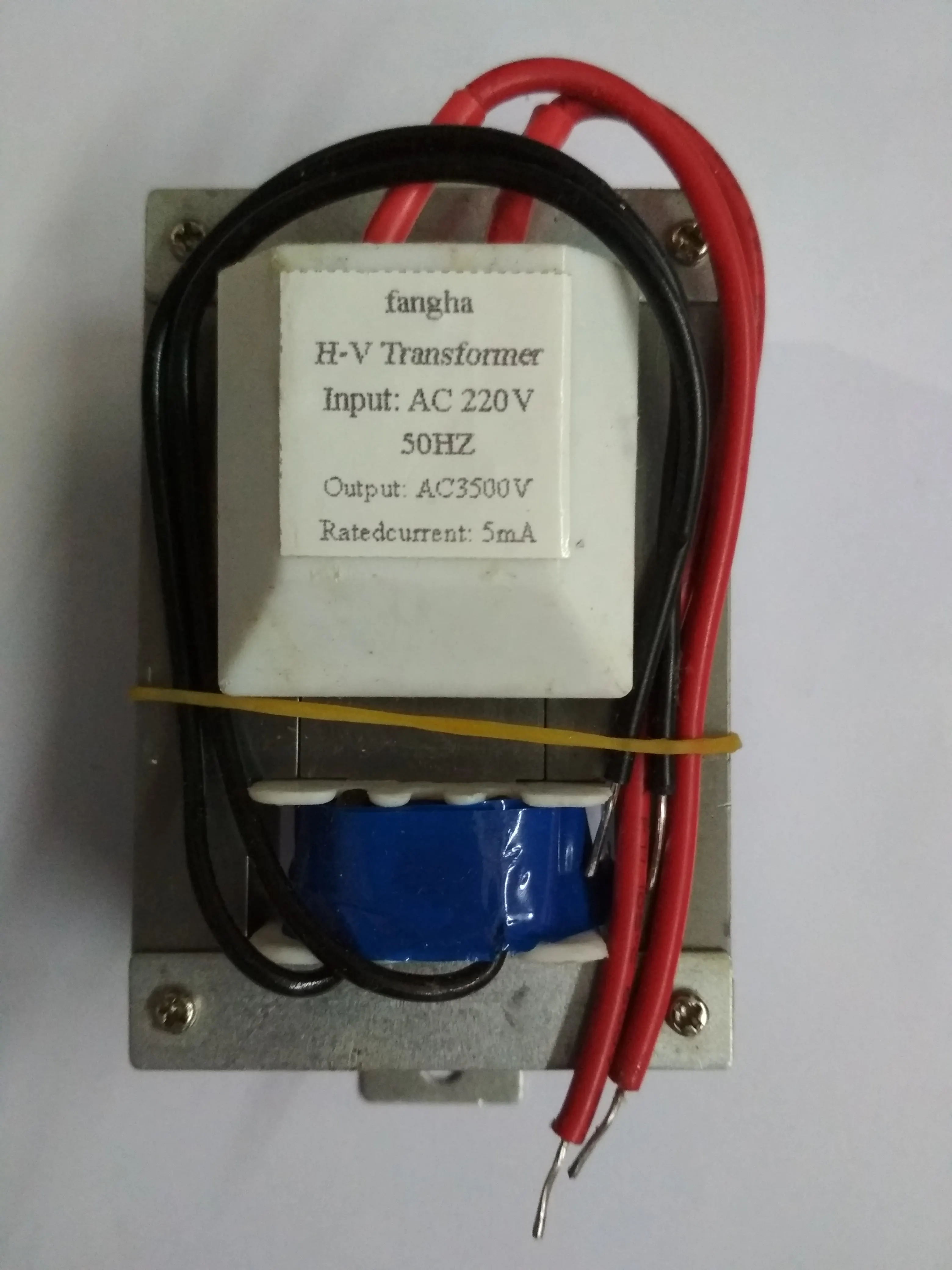 

Medium 57*16 Mosquito Killer Lamp High Voltage Package Transformer 220V/50Hz-3500V Horizontal